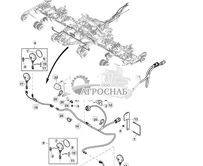 Жгут проводов, освещение (для Европы) (775101 - ) - ST903314 86.jpg